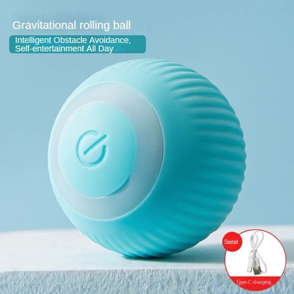 Anti-stress Interactive Smart Automatic Rolling Ball for Cat